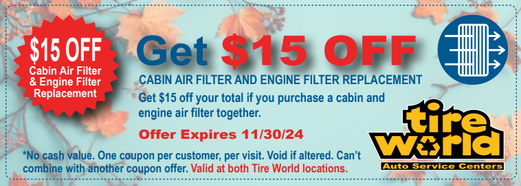 Cabin and Engine Filter Coupon Frederick MD